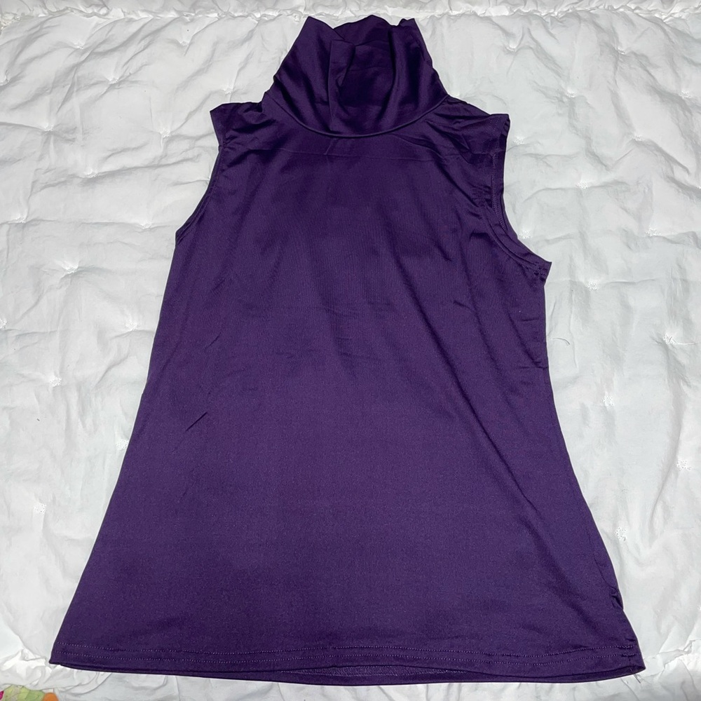 TURTLE NECK TANK TOP—SMAL